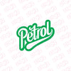 Compact Petrol Label for Clear Signs