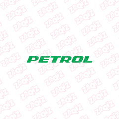Clear Petrol Fuel Tank Notice Decal