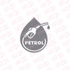 Petrol Only Fuel Tank Label for Cars