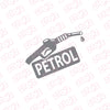 Durable Petrol Only Vinyl Label Decal