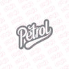 Compact Petrol Label for Clear Signs