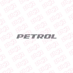 Clear Petrol Fuel Tank Notice Decal