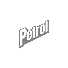 Clear Petrol Warning Label for Safety