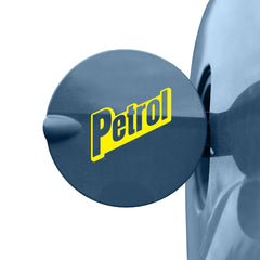 Clear Petrol Warning Label for Safety