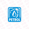 Clear Petrol Use Sticker for Vehicles