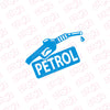 Durable Petrol Only Vinyl Label Decal