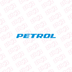 Clear Petrol Fuel Tank Notice Decal