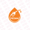 Petrol Only Fuel Tank Label for Cars