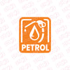 Clear Petrol Use Sticker for Vehicles