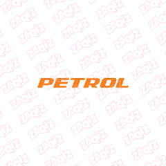 Clear Petrol Fuel Tank Notice Decal