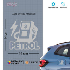Zaqiz Petrol Only Label Sticker – Compact and Bold Appearance
