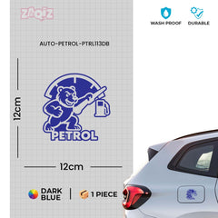 Zaqiz Petrol Fuel Type Sign Sticker – Premium Vinyl Material