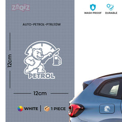 Zaqiz Petrol Fuel Type Sign Sticker – Premium Vinyl Material