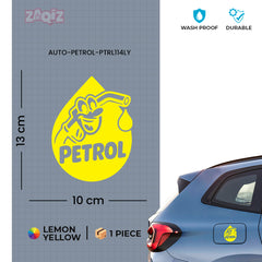 Zaqiz Petrol Printed Sticker – Waterproof and Long Lasting