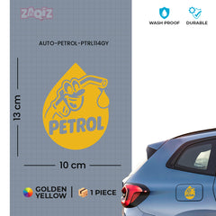 Zaqiz Petrol Printed Sticker – Waterproof and Long Lasting