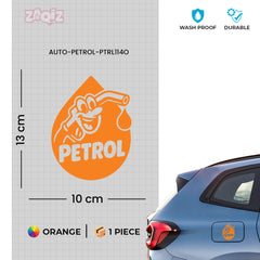 Zaqiz Petrol Printed Sticker – Waterproof and Long Lasting