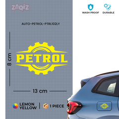 Zaqiz Petrol Mark Label Sticker – Scratch Resistant Vinyl