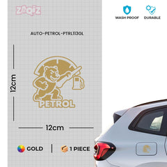 Zaqiz Petrol Fuel Type Sign Sticker – Premium Vinyl Material