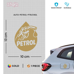 Zaqiz Petrol Printed Sticker – Waterproof and Long Lasting