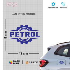 Zaqiz Petrol Mark Label Sticker – Scratch Resistant Vinyl