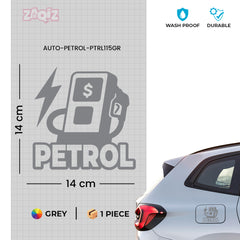 Zaqiz Petrol Only Label Sticker – Compact and Bold Appearance