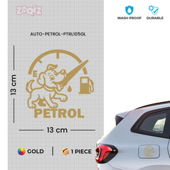 Zaqiz Petrol Fuel Cap Sticker – Glossy Finish and Neat Look