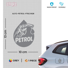 Zaqiz Petrol Printed Sticker – Waterproof and Long Lasting