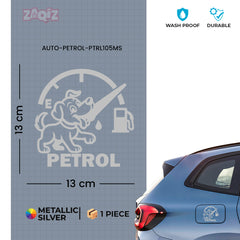 Zaqiz Petrol Fuel Cap Sticker – Glossy Finish and Neat Look