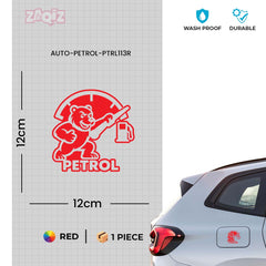 Zaqiz Petrol Fuel Type Sign Sticker – Premium Vinyl Material