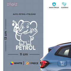 Zaqiz Petrol Tag Adhesive Label for Cars – Clear Fuel Marking