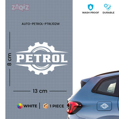 Zaqiz Petrol Mark Label Sticker – Scratch Resistant Vinyl