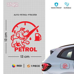 Zaqiz Petrol Fuel Cap Sticker – Glossy Finish and Neat Look