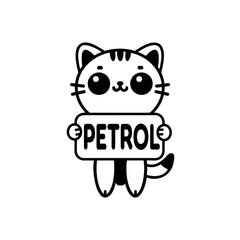 Minimalist Petrol Use Sticker Design