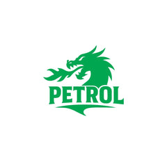 Zaqiz Petrol Text Decal for Bikes – Clean and Bold Font Design