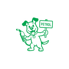 Zaqiz Petrol Text Label Sticker – Waterproof Fuel Cap Mark