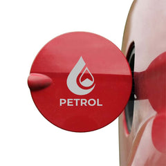Zaqiz Petrol Print Sticker for Car Cap – Easy to Stick and Remove