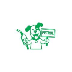 Zaqiz Petrol Sign Vinyl Sticker – Clear and Bold Print Design