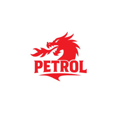 Zaqiz Petrol Text Decal for Bikes – Clean and Bold Font Design