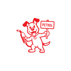 Zaqiz Petrol Text Label Sticker – Waterproof Fuel Cap Mark