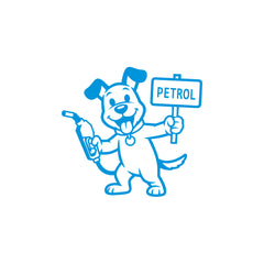 Zaqiz Petrol Text Label Sticker – Waterproof Fuel Cap Mark