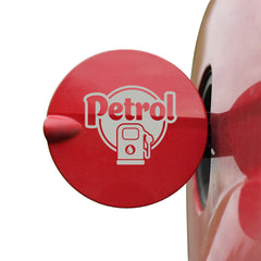 Bright Petrol Label for Vehicle Clarity