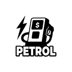 Zaqiz Petrol Only Label Sticker – Compact and Bold Appearance