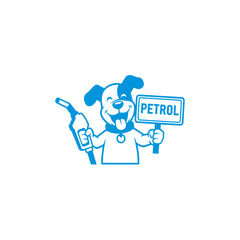Zaqiz Petrol Sign Vinyl Sticker – Clear and Bold Print Design
