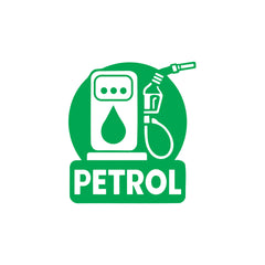 Petrol Only Tank Label for Clear Use
