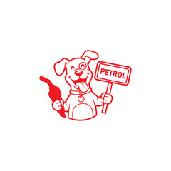 Zaqiz Petrol Fuel Symbol Sticker – Self Adhesive and Durable