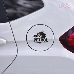 Zaqiz Petrol Text Decal for Bikes – Clean and Bold Font Design