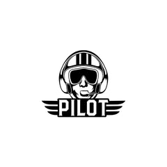 Airborne Pilot Symbol for Cars and Bikes