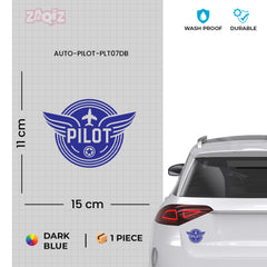 Captain on Board Aviation Decal