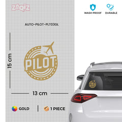 Stylish Aviation Emblem for Vehicles