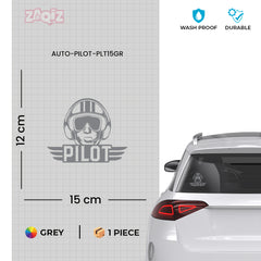 Airborne Pilot Symbol for Cars and Bikes